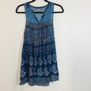 ecote blue Paisley dress from Urban Outfitters XS
